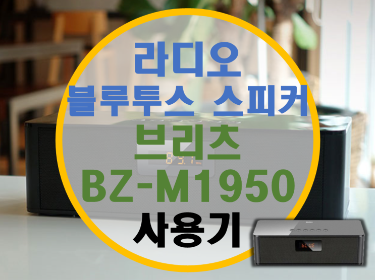 라디오가 되는 브리츠 Britz 블루투스스피커 "BZ-M1950" 사용기