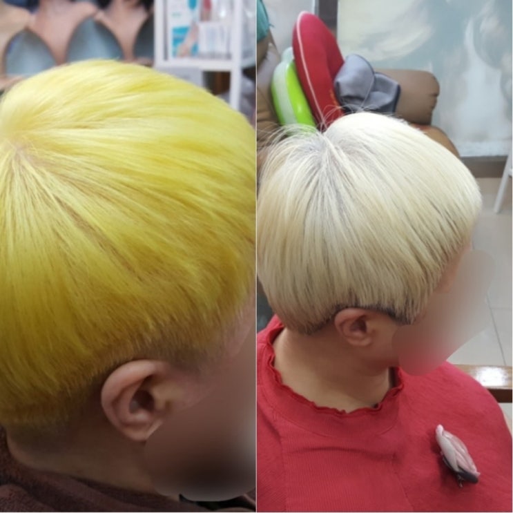  춘천가발 패션가발고객님 특수칼라로 멋쟁이 되셨네요~ 2달 후 특수칼라후기^^