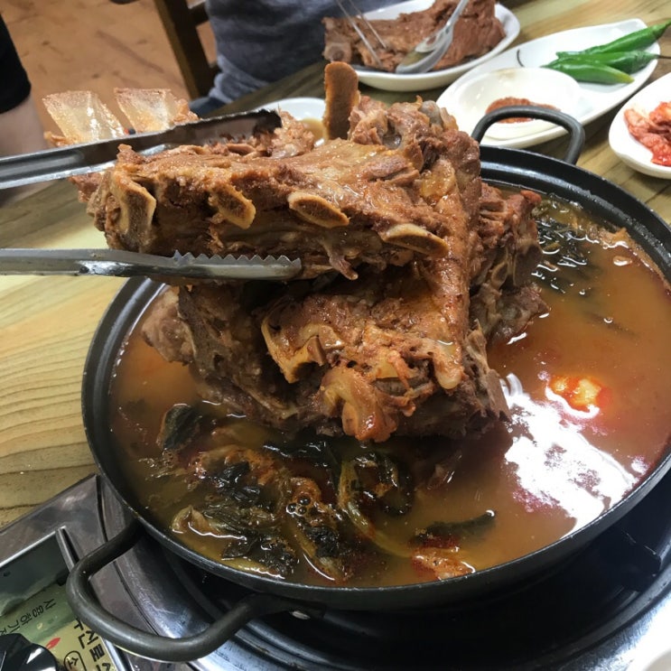  평택맛집 화부자 뼈다귀궁:: 뼈탑전골 감자탕 솔직후기(+메뉴, 가격)
