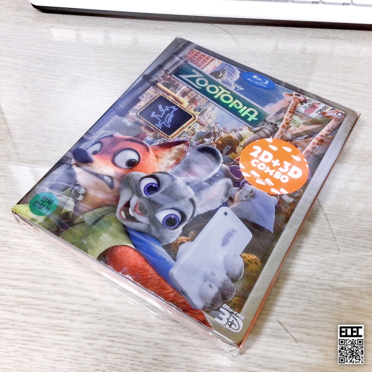  [블루레이] '주토피아' 2D+3D 2Disc 스틸북 한정판 BD 까보기