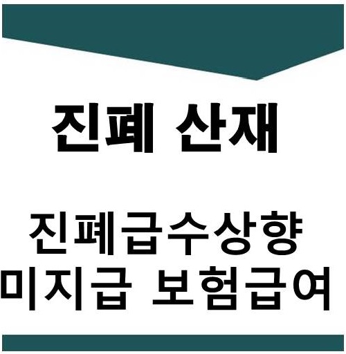  진폐 급수상향 미지급 보험급여 청구 사례
