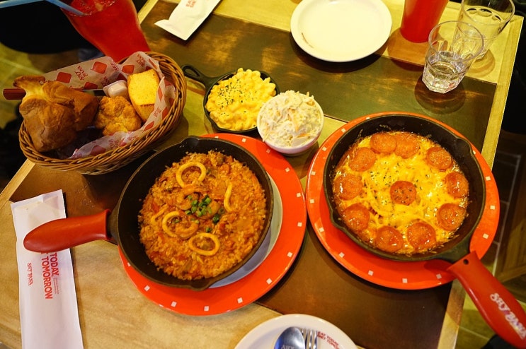  신분당선 강남역 맛집 데이트코스로 점심먹으러~ 미국 남부가정식  샤이바나