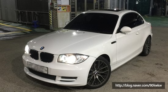  E82 120D 중국산 휀다 방향지시등 교체 및 뒷 펌퍼와 듀얼배기