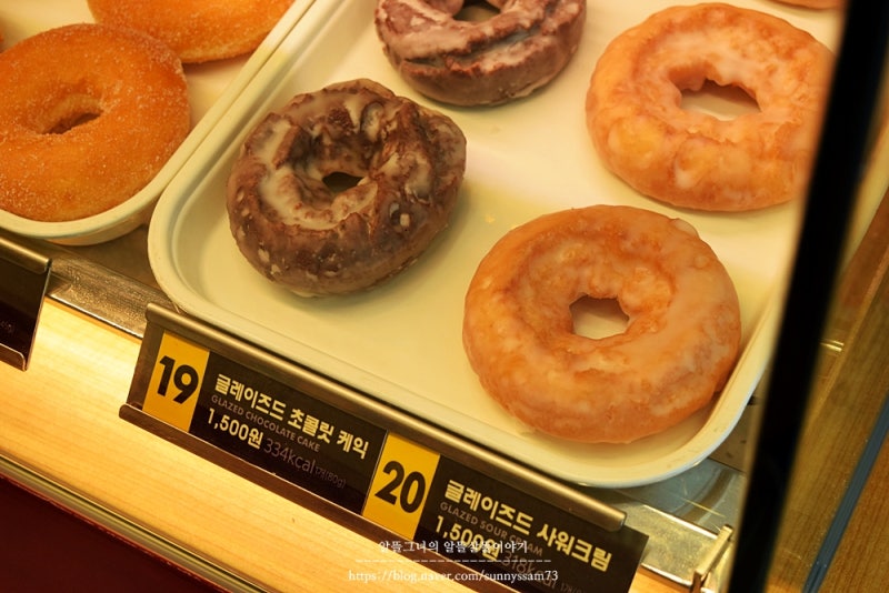 크리스피크림도넛 도넛 종류 가격 칼로리 알아봅니다 네이버 블로그