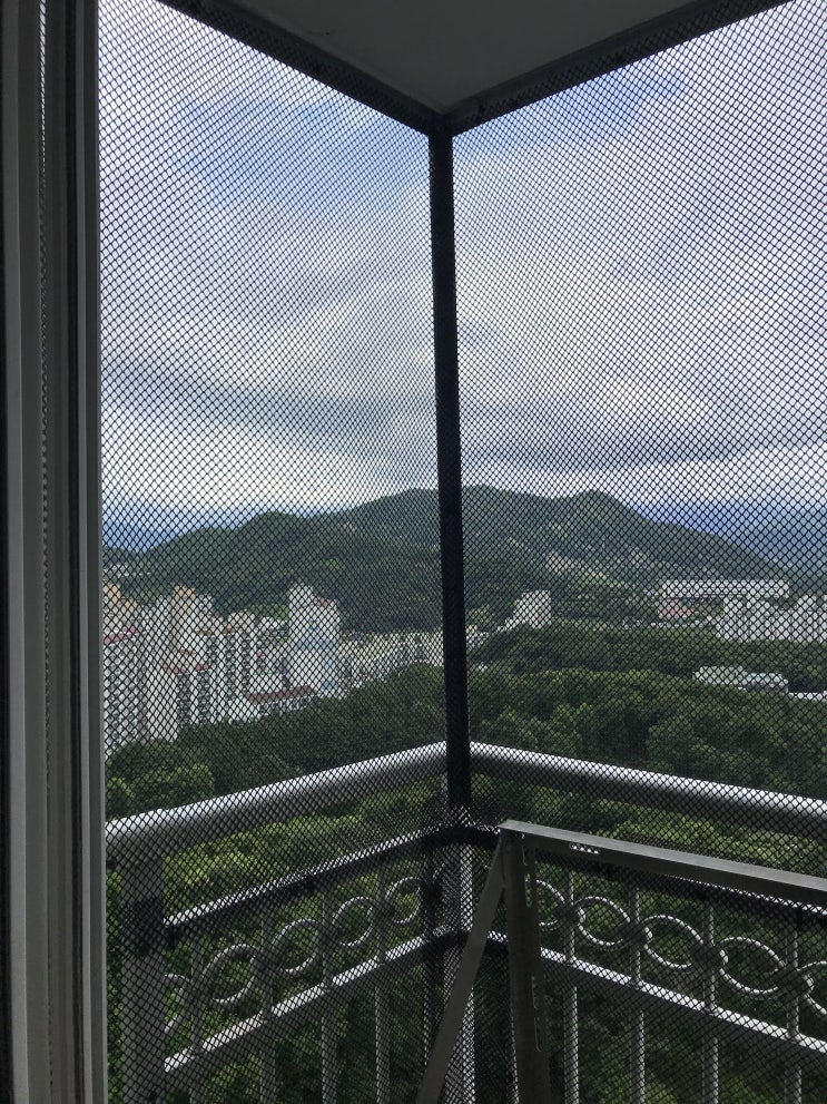  실외기 배설물 청소 실외기 비둘기 퇴치 시공 전면차단 방식으로 처리해드렸네요!