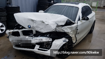  E82 120D 사고당하여 폐차 ㅜㅜ
