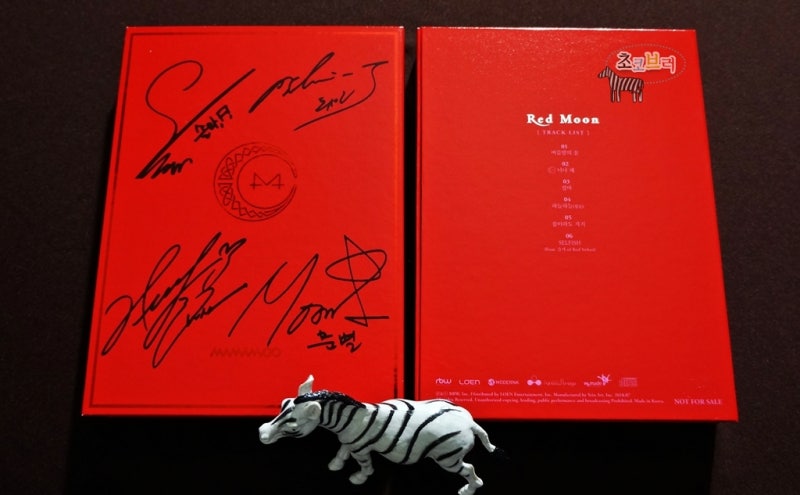 마마무 포시즌 포컬러 프로젝트 - 두번째 앨범 [레드문 /RED MOON] 싸인 CD 개봉기