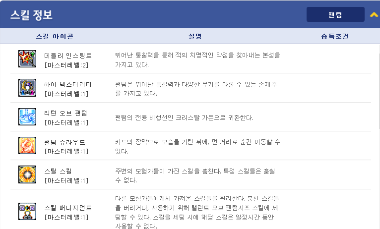 메이플스토리 팬텀 스킬트리 하이퍼 [ 5차 ] 링크 알아보자! : 네이버 블로그