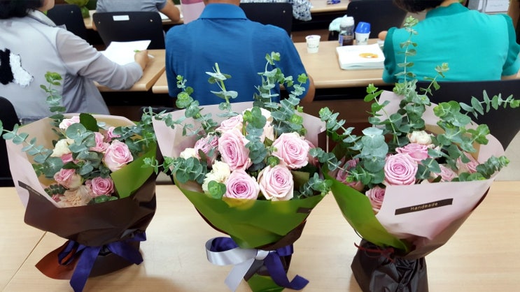  나에게 주는 선물 캐주얼 부케 꽃다발 만들기