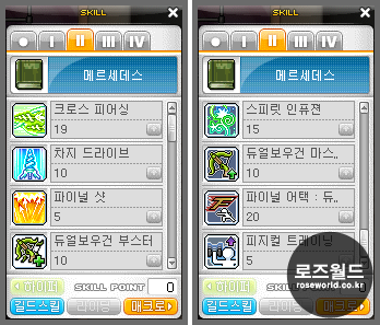 메이플스토리 메르세데스 스킬트리 하이퍼 및 링크스킬 유니온 네이버 블로그