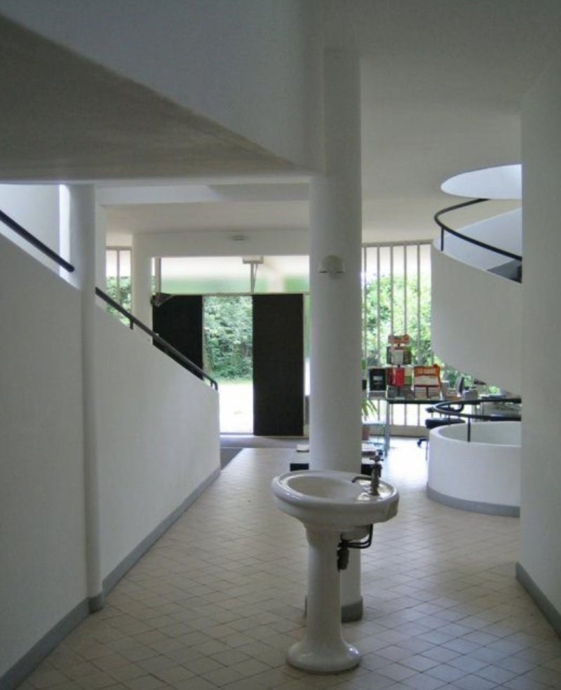 르 코르뷔지에의 빌라 사보아. villa savoye by le corbusier, near paris, france,1931 :  네이버 블로그, image size:800x984