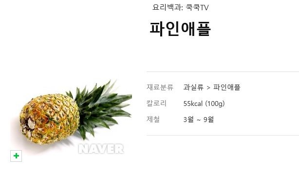 파인애플 효능 9가지와 칼로리