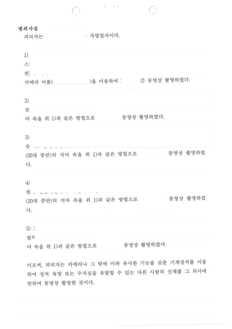 몰카(도촬)촬영하다가 지하철 수사대에 적발 체포 된후 대응방법