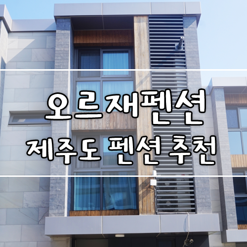  제주도 펜션 추천 :: 프라이빗하게 숙박가능한 제주도 독채펜션 '오르재펜션'