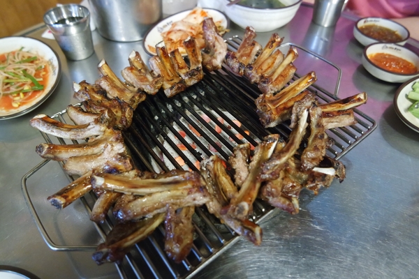  군포맛집 초벌쪽갈비를 연탄불에 군포 예감쪽갈비 후기 재방문 뿜뿜
