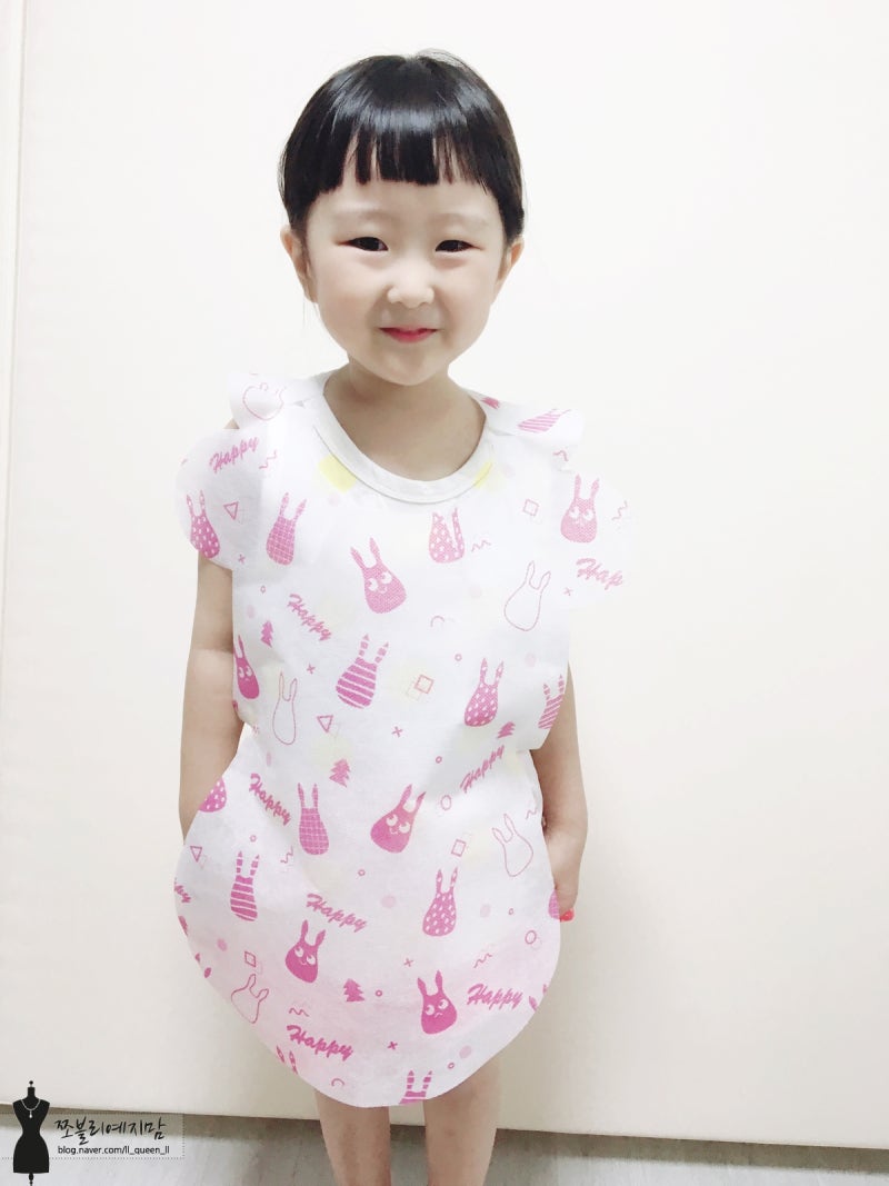 캐프런 키즈 일회용 앞치마 유치원 앞치마로 선택
