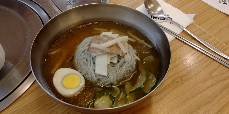 천안 불당동 냉면 서래면옥 : 맛집도 아니고 뻔한 체인점이지만 어린이냉면은 칭찬