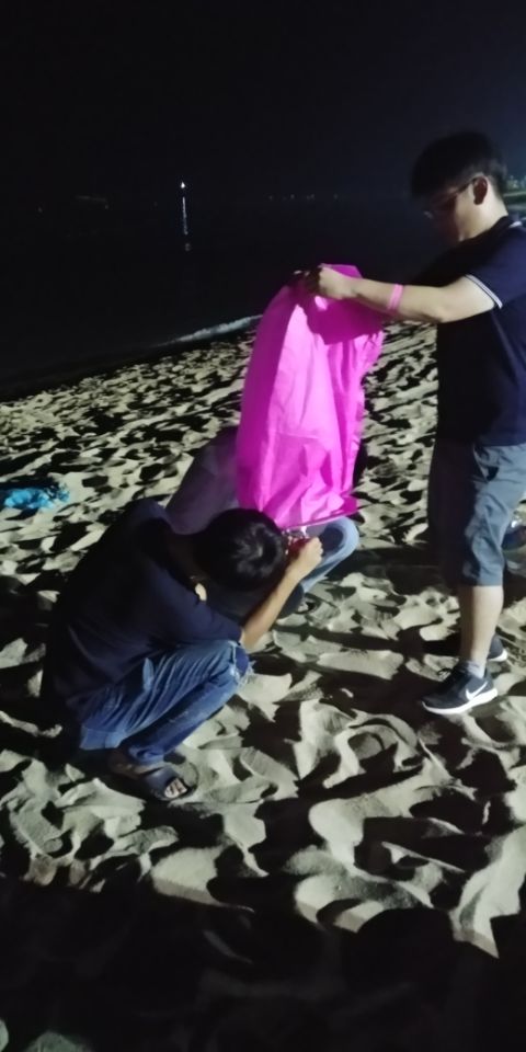  민)후아유 강릉 파티 게스트하우스 경포점 - 4차 연등 날리기