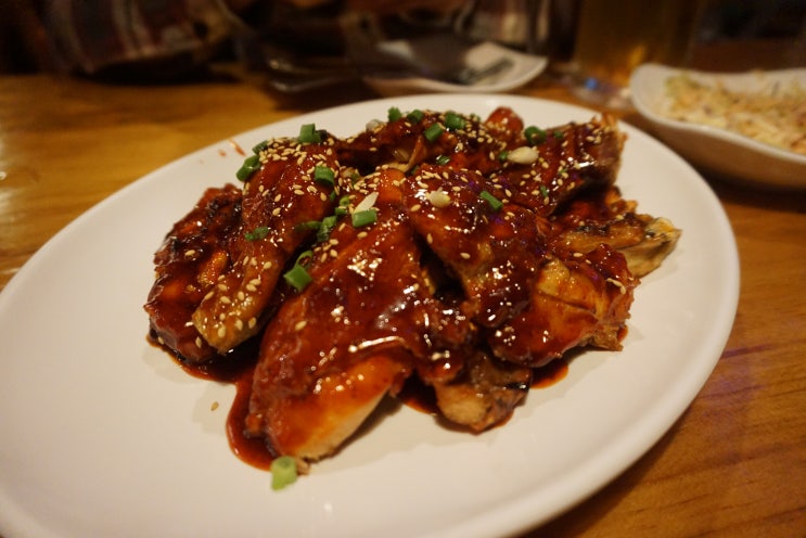  수지 풍덕천동 맛집, 치킨 배달에 라면사리가 일품인 - 불로만바베큐