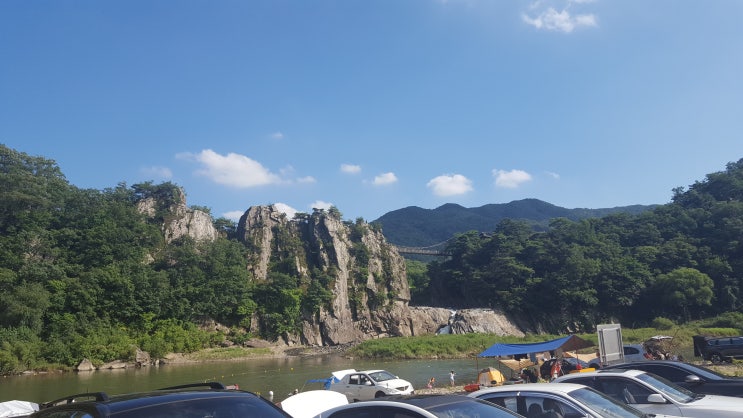 충주 수주팔봉 강변에서의 하루