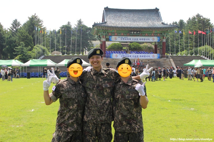  30사단 신병교육대 수료식에서 지훈이를 6주만에 만났어요