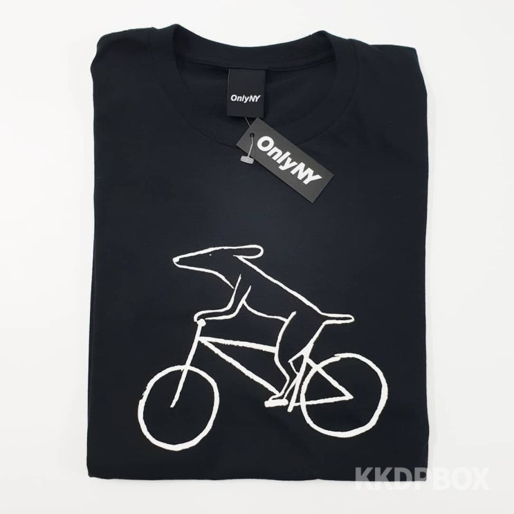  온리뉴욕 x 장 줄리앙 콜라보 티셔츠 (Only NY Jean Jullien Cycling Dog T-Shirt)