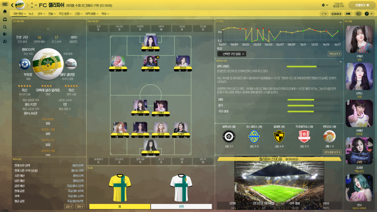 FM2018 아이돌 슈퍼 리그 로스터 2.0 FM2018 아이돌 슈퍼 리그 로스터 2.0