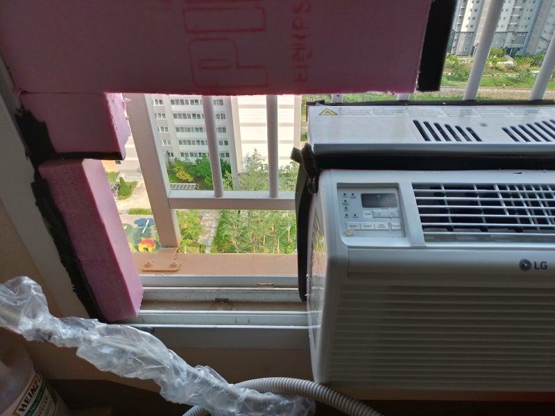 Lg Lw6017r 창문형 에어컨 아파트 베란다 배수구 설치 팁 동작 소음 영상 네이버 블로그