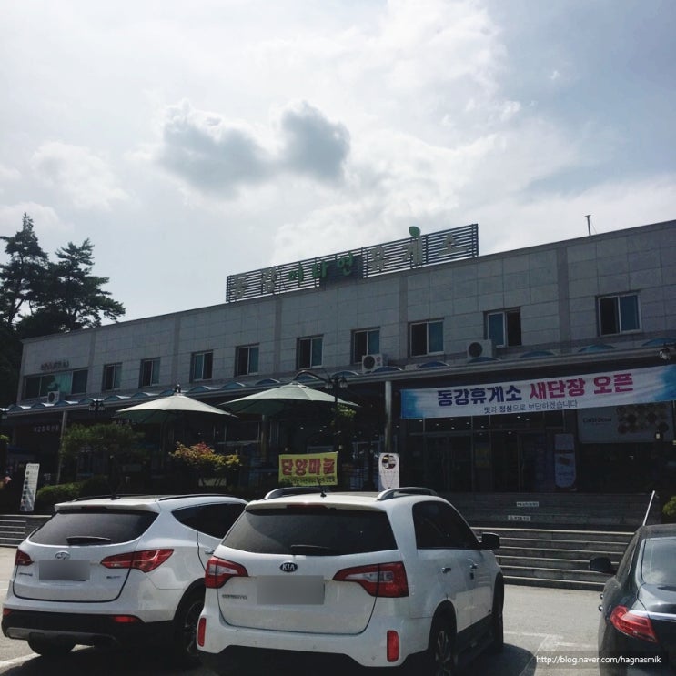  동강휴게소 푸드코트 소개 - 대표메뉴 포함