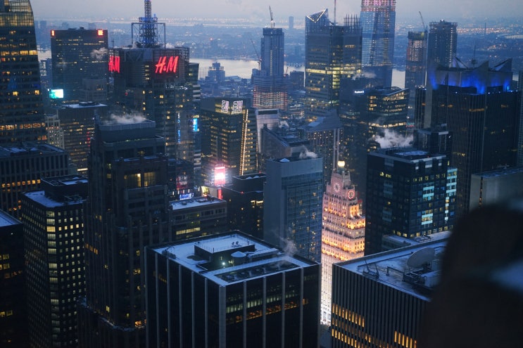 2017 뉴욕 여덟째날 - 탑 오브 더 락 뉴욕야경. 라이온 킹. 블루리본 스시. 그레고리 커피. 삿포로 라멘. 뉴욕 맛집. 뉴욕 야경. 쏘모던블로그