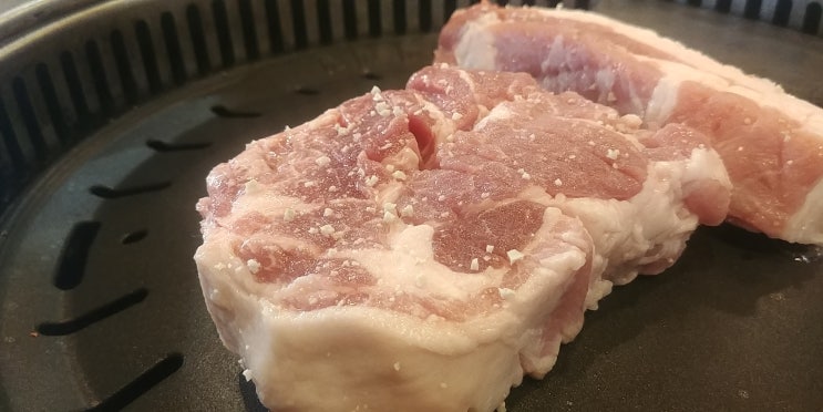  부산진구 롯데백화점 근처, 맛찬들왕소금구이 고기집을 털어봤습니다.