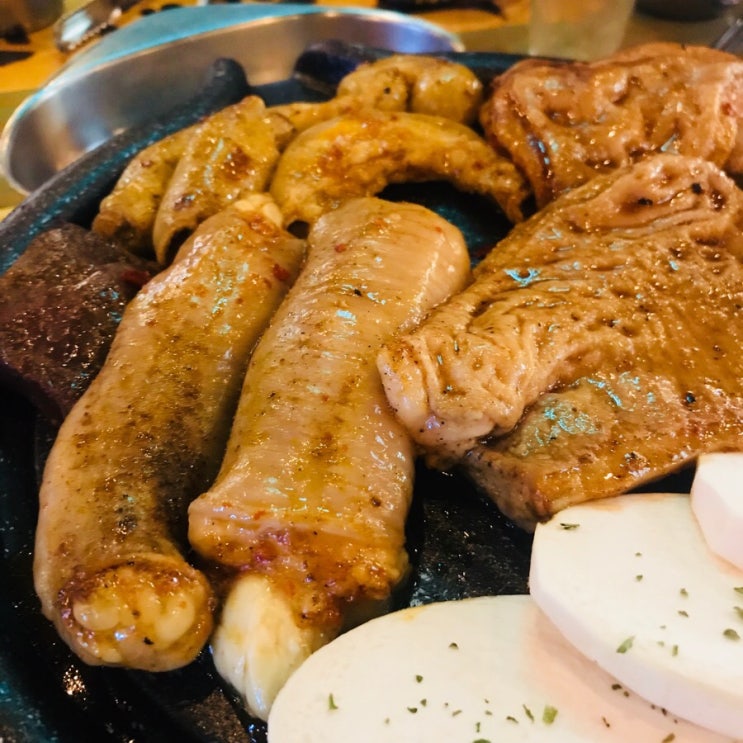 광주 용봉동 맛집 곱창고에서 곱창모듬구이 냠냠