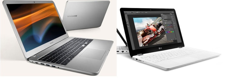 삼성 노트북5 Metal NT560XAZ-AD5A VS LG 울트라PC 15UD480-GX50K