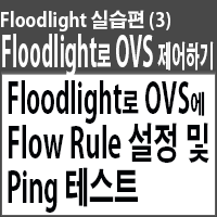 Floodlight로 OVS 제어(3)-Floodlight로 OVS Flow Rule 설정 및 Ping 테스트