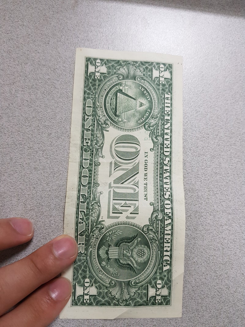 다들 지갑에 1달러 있으신가요? ㅋㅋㅋ 돈자랑글(?) : 네이버 블로그