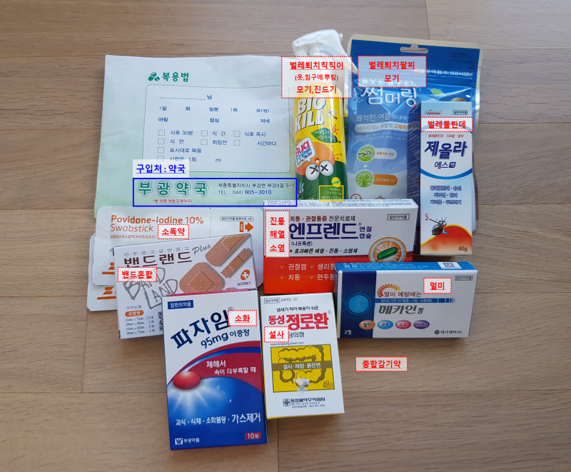 [라오스]여행~자만하지 말자!!(비상약 챙기기)