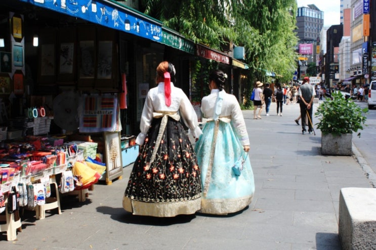  서울여행추천, 인사동에서 한복 입고 즐기기#인사동꿀잼