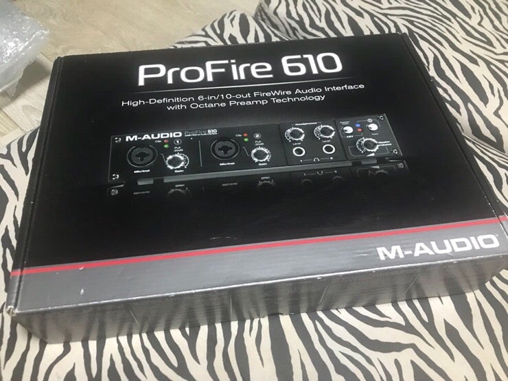 [장비]m-audio profirec610 high sierra 에서도 사용가능 . : 네이버 블로그
