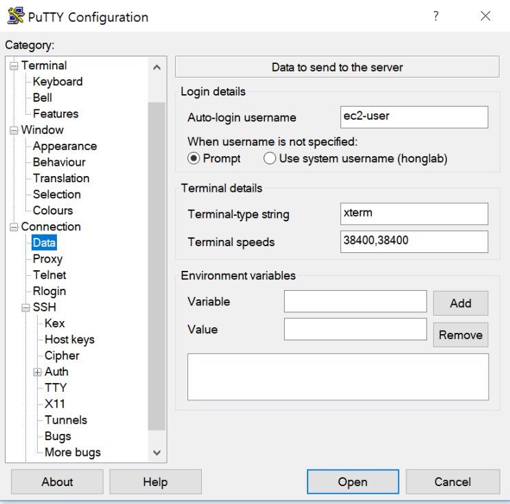  Disconnected: no supported authentication methods available 오류