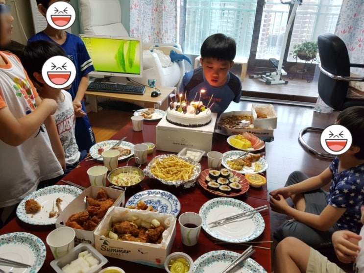  초등학생 생일파티