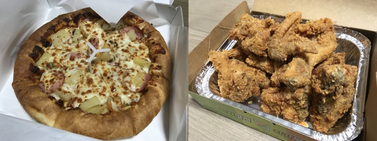  부산진구 가야대로에 있는 피자일병치킨병장을 배달시켜서 털어봤습니다.