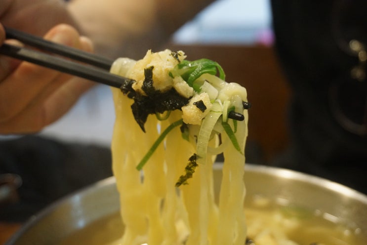  판교 맛집, 점심에 가기 좋은 칼국수 무한리필 - 후루룩 손칼국수