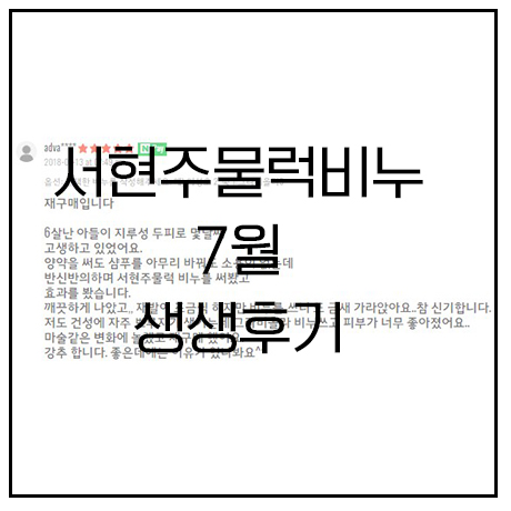  [천연비누만들기] 서현주물럭비누 7월 생생후기!