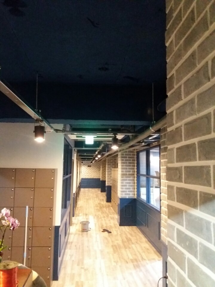  인천 서구 가정동 515-6 운경빌딩 4층 독서실 전기공사 레이스웨이공사 조명공사