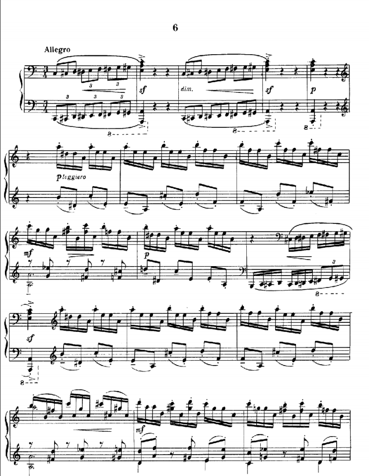 라흐마니노프 에튀드 Op.39 No.6 악보 라흐마니노프 에튀드 Op.39 No.6 악보