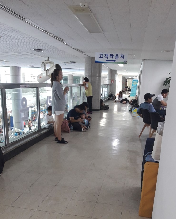  백령도 여행 변수1 여객선 출항 변경