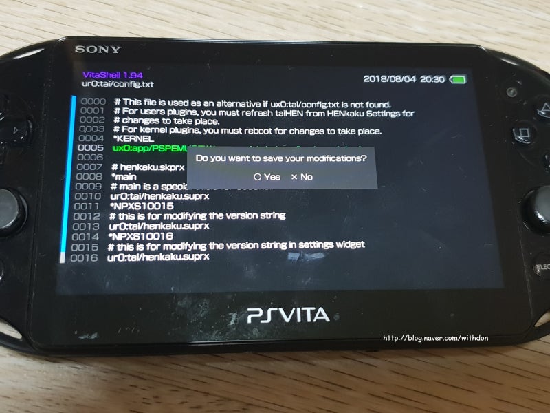 Ps Vita 3 68 커펌 후 비타쉘 활용 그리고 아드레날린 설치 네이버 블로그