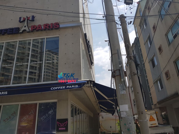  대구청소업체 대현동 커피숍 유리청소