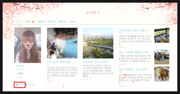 블로그 위젯 직접 만들어서 등록하는 방법 