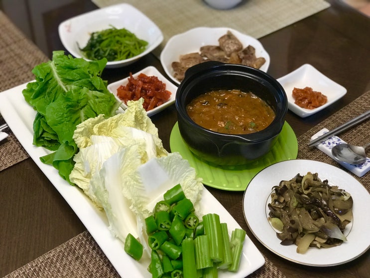  여름밥상-초계국수, 장똑똑이, 강된장